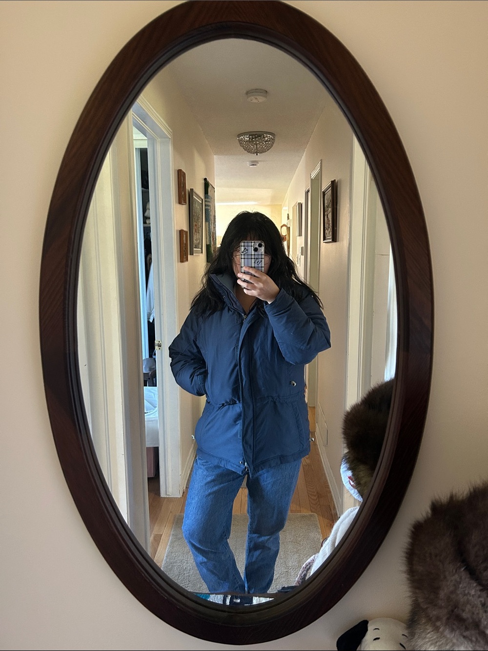 Vintage L.L. Bean women’s petite small goose down coat